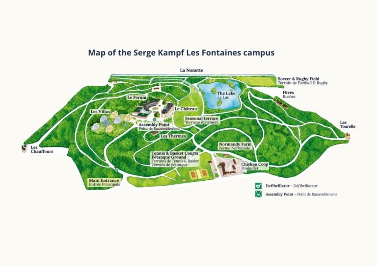 ECTP 2026 -map of the campus